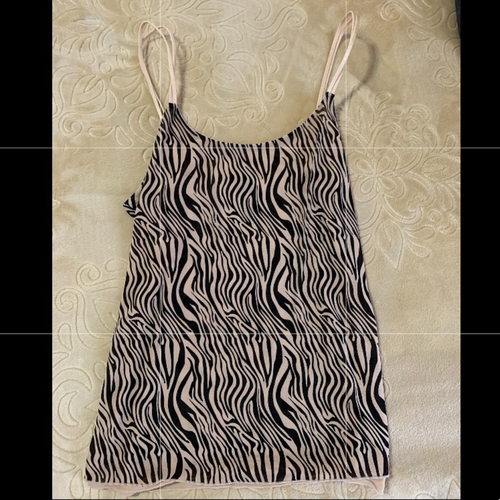 Zebra tank top
